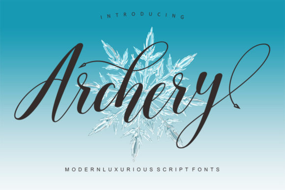 Archery Script Font for Elegant Branding Materials