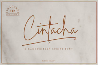Cintacha: A Stunning Handwritten Font for Editorial Design