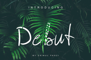 Debut: A Casual Handwritten Font for Crafters and Product Designers