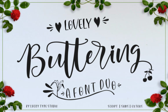 Discover the Elegance of Lovely Buttering Font