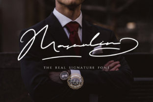 Discover the Elegance of Masculin: A Smart Handwritten Font