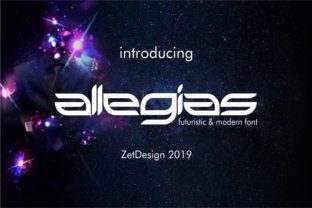 Enhance Your Brand with Allegias: A Futuristic Sans Serif Font