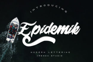 Epidemik: A Modern Script Font for Your Craft Projects