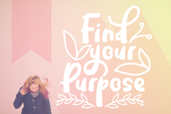 Find Your Purpose: A Handwritten Font for Standout Branding