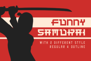 Funny Samurai: A Font with a Bold Eastern Twist
