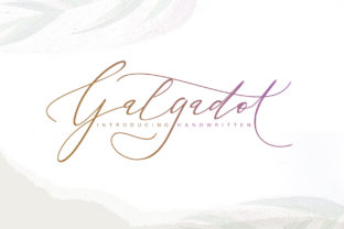 Galgadot: A Unique Handwritten Font for Elegant Design