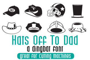 Hats off to Dad: A Unique Dingbat Font for Creative Web Design