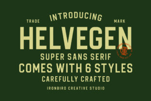 Helvegen: A Bold Vintage Sans Serif for Modern Campaigns