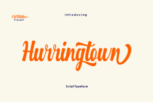 Hurringtown Script: A Charming Handwritten Font for Makers