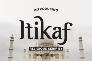 Itikaf: A Sophisticated Serif Font for Crafters