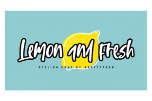 Lemon and Fresh: A Juicy Handwritten Font for Web Design