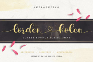 Lorden Holen: The Authentic Font for Handcrafted Brands