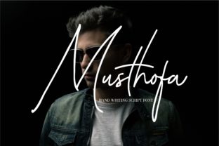 Musthofa: A Bold and Cool Handwritten Font for Creative Projects