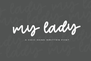 My Lady: A Sophisticated Script Handwritten Font for Web Design