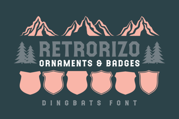 Retrorizo: A Decorative Dingbats Font for Modern Web Design