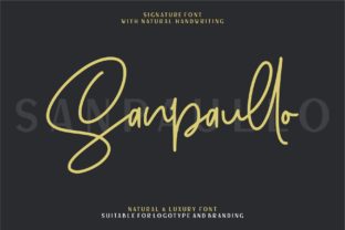 Sanpaullo: A Modern Handwritten Font for Web Design