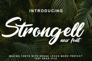 Setrongell: A Unique Script Handwritten Font