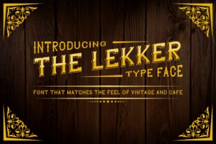 The Lekker Font: Elevate Your Brand with a Distinct Retro Style
