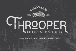 Throoper: An Old-School Poster Font for Modern Marketing