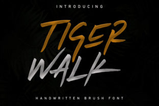 Tiger Walk: A Bold Handwritten Font for Modern Web Design