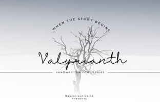Valyrianth: A Warm Handwritten Font for Creative Products