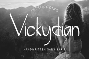 Vickydian: A Bold and Charming Sans Serif Font